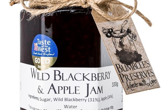 bumblees-preserves-artisan-handmade-natural-english-somerset-preserves-wild-blackberry-apple-jam